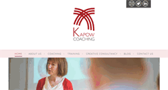 Desktop Screenshot of kapowcoaching.com